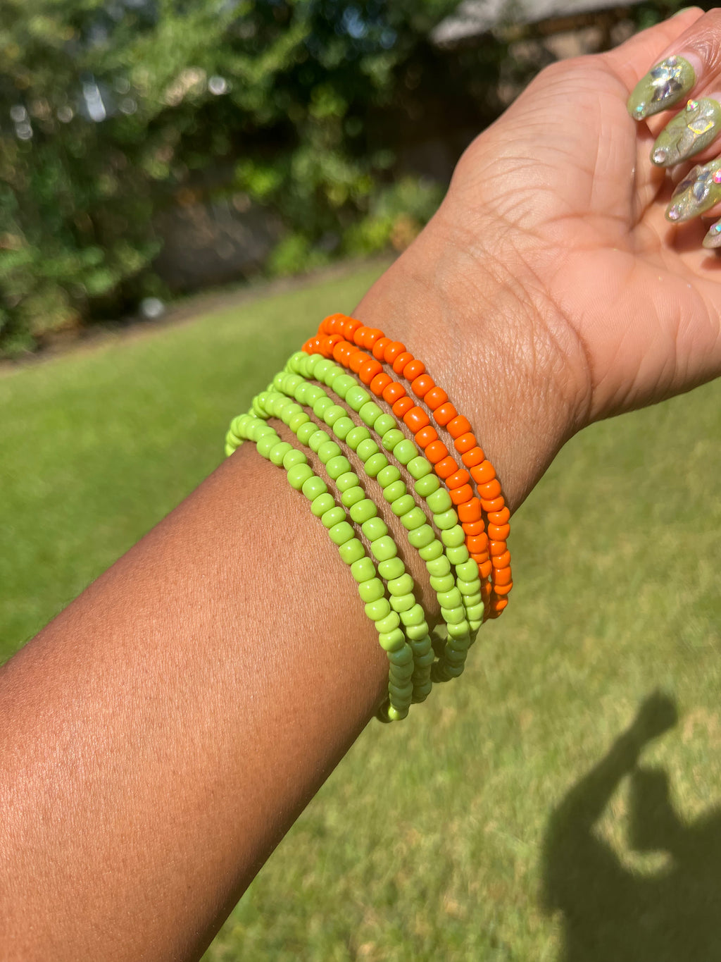 Handmade Boho Stackable Bracelet - 3-Stack