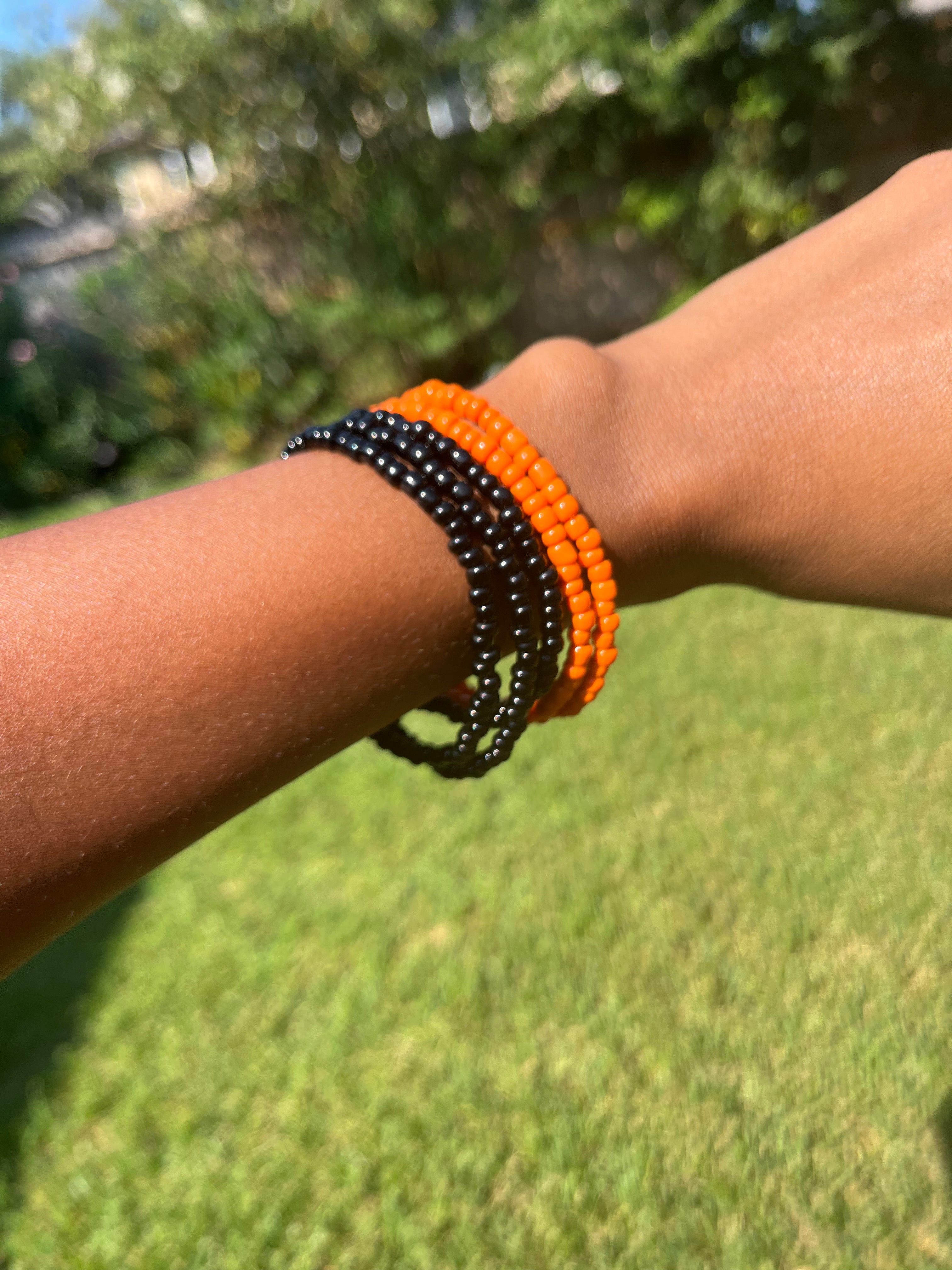 Handmade Boho Stackable Bracelet - 3-Stack