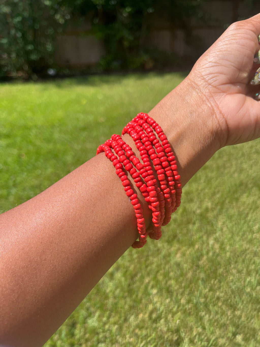 Handmade Boho Stackable Bracelets - 10-Stack