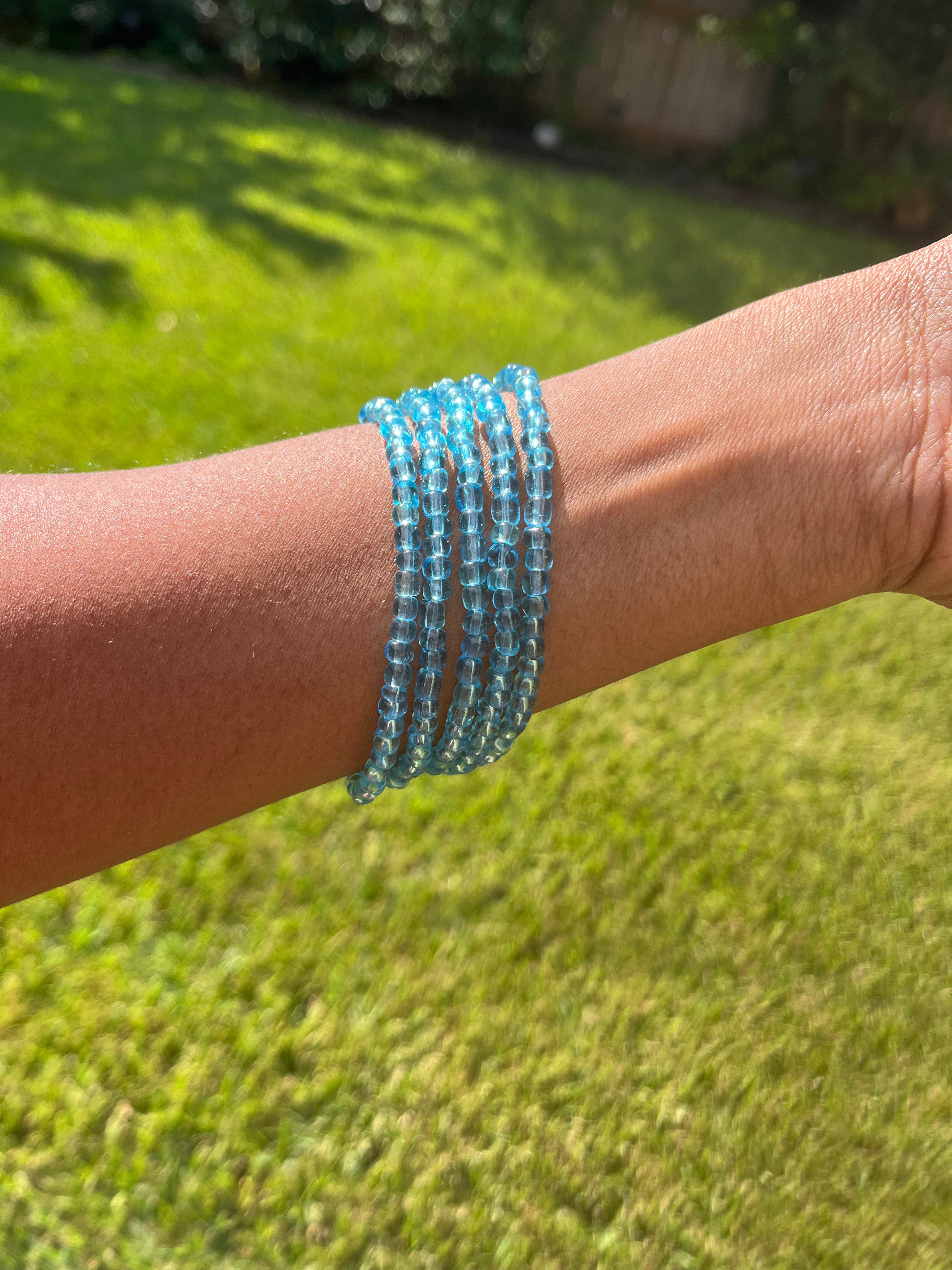 Handmade Boho Stackable Bracelet - 3-Stack