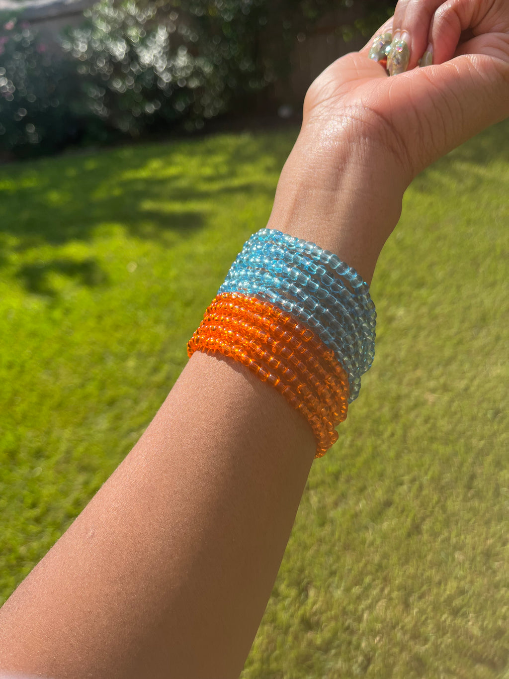 Handmade Boho Stackable Bracelet - 3-Stack