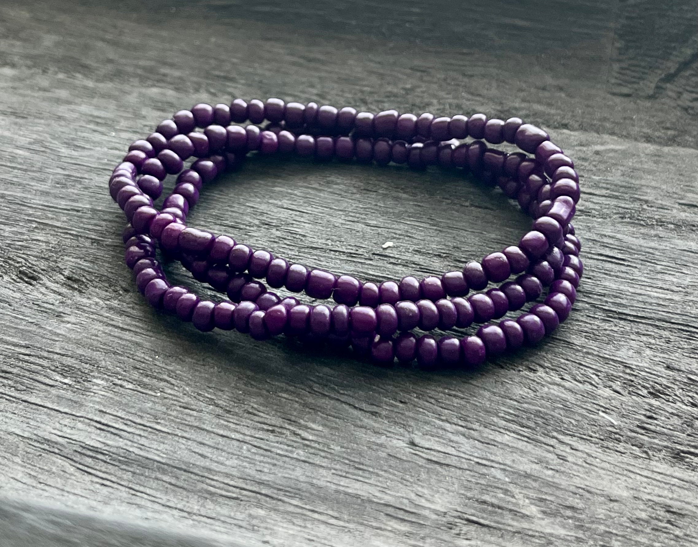 Handmade Boho Stackable Bracelet - 3-Stack